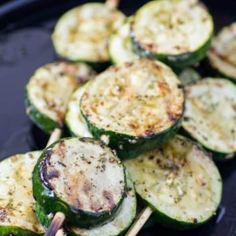 Grilled Zucchini Pops