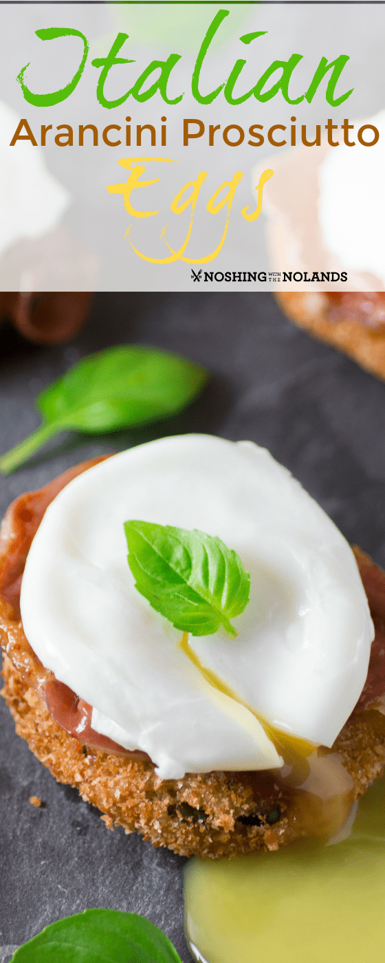 Italian Arancini Prosciutto Eggs single pin