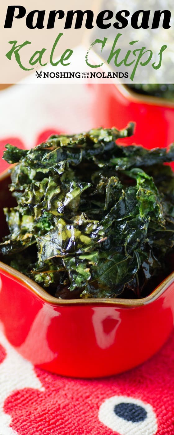 Parmesan Kale Chips sinle pin