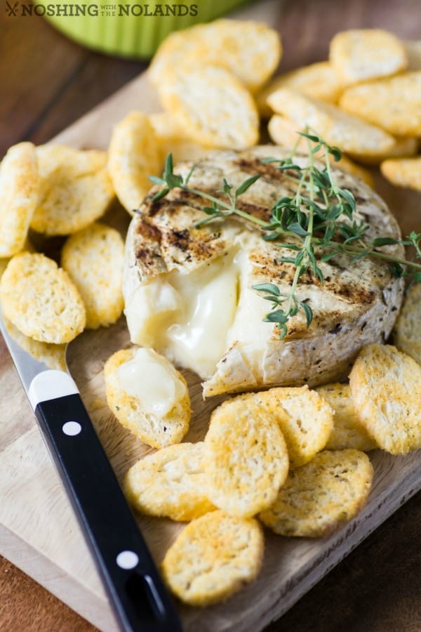 Simple Summer Appetizer BBQ Brie 