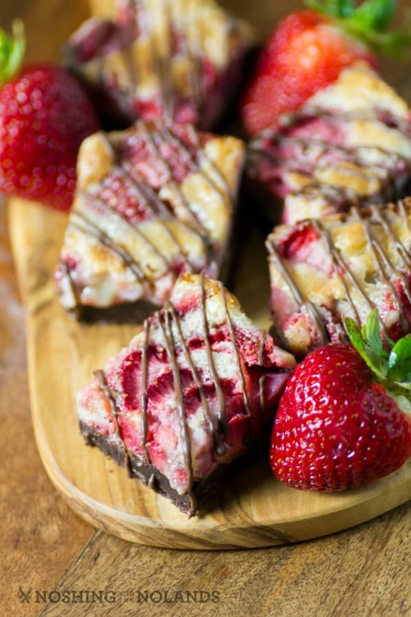 Strawberry Chocolate Dream Bars 