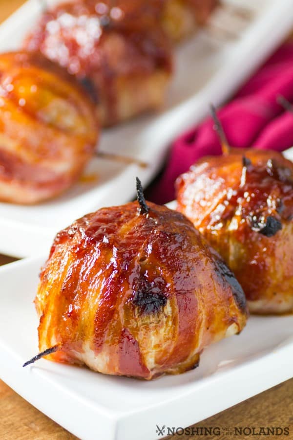 BBQ Bacon Wrapped Onion Bombs 