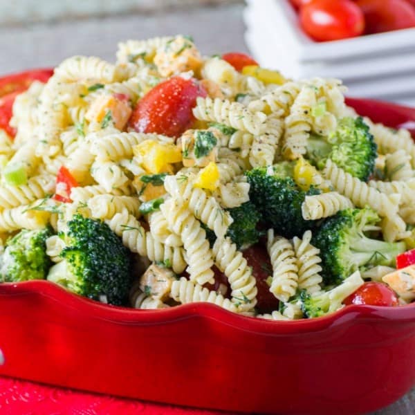 Best Three Cheese Ranch Pasta Salad Recipe