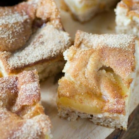 Easy Apple Cinnamon Pie Bars hero.