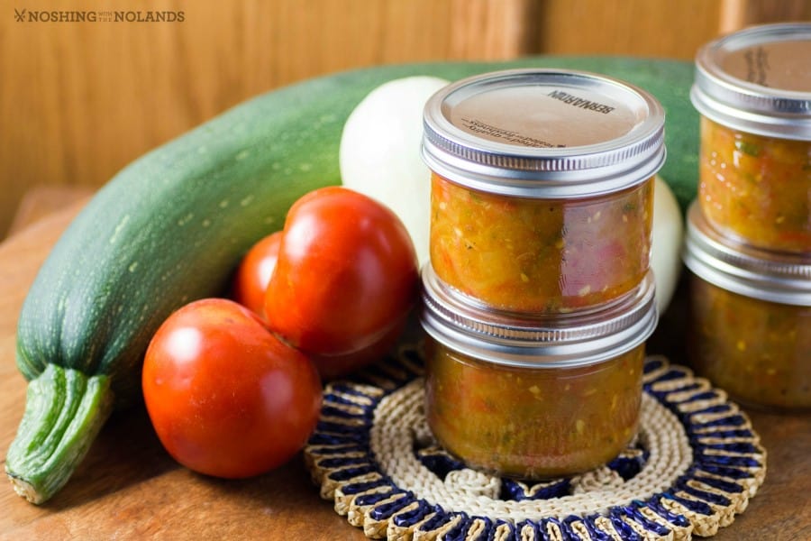 This recipe for Garden Fresh Zucchini Salsa is a fantastic recipe #Salsa #zucchinisalsa #canning #freshsalsa