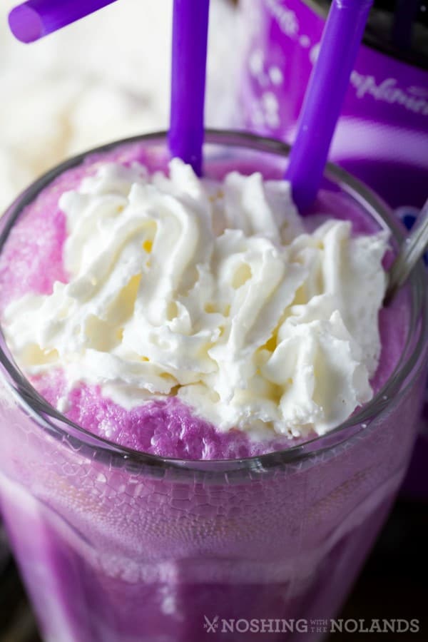 Nostalgic Grape Ice Cream Float 