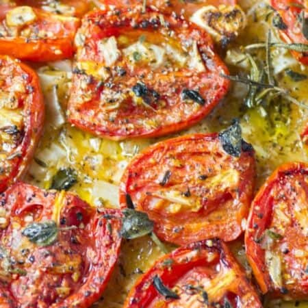 Roasted Italian Tomatoes hero.