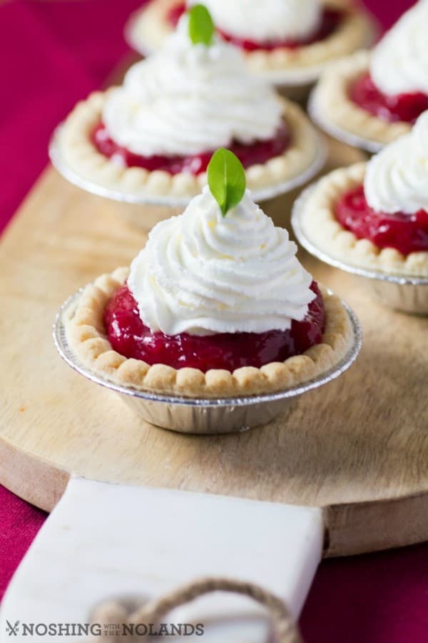 Super Easy Rhubarb Tarts 