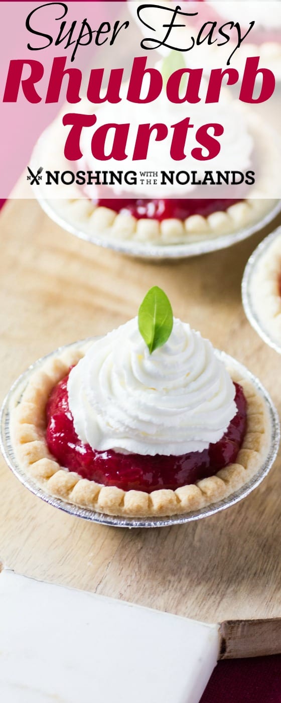 Super Easy Rhubarb Tarts 