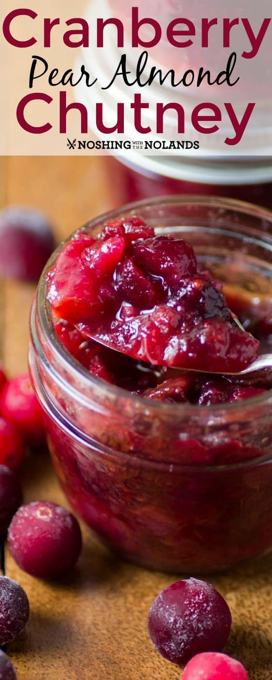 Cranberry Pear Almond Chutney 