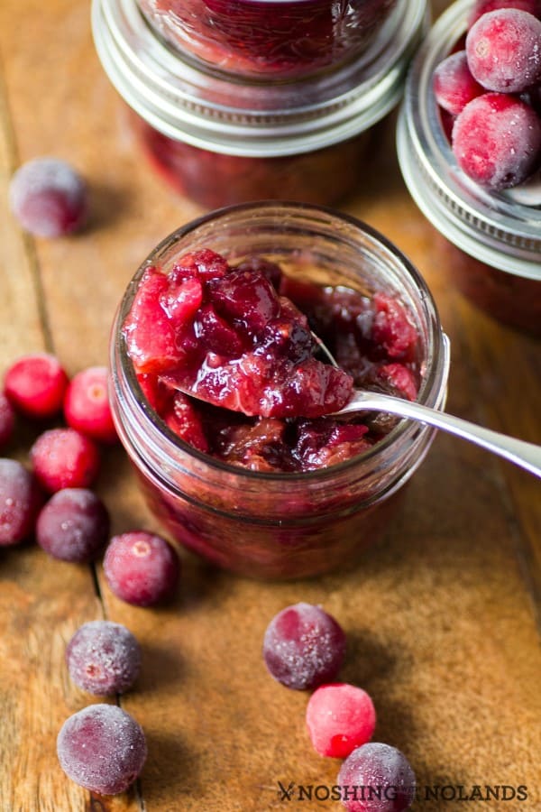 Cranberry Pear Almond Chutney