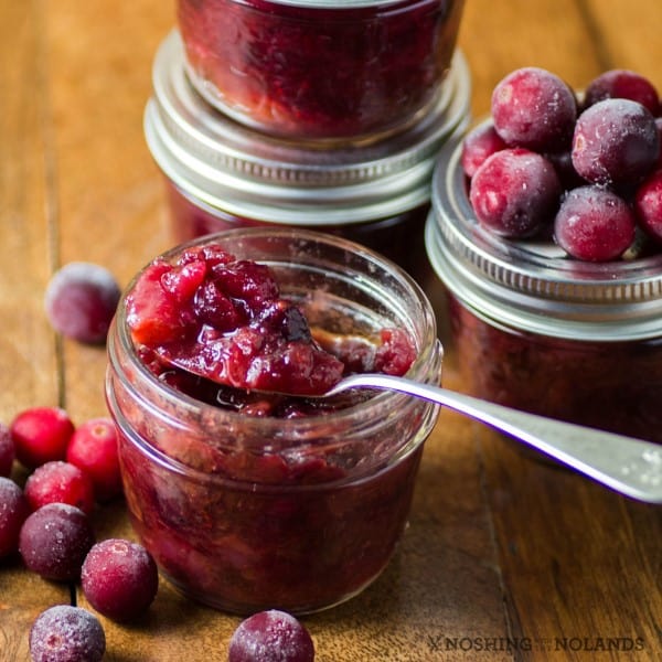 Cranberry Pear Almond Chutney