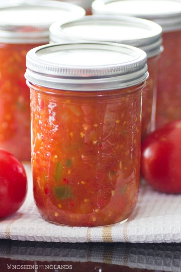 Homemade Canned Tomato Salsa 