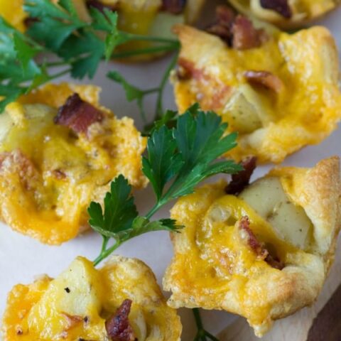 Potato Cheese Bacon Mini Tarts