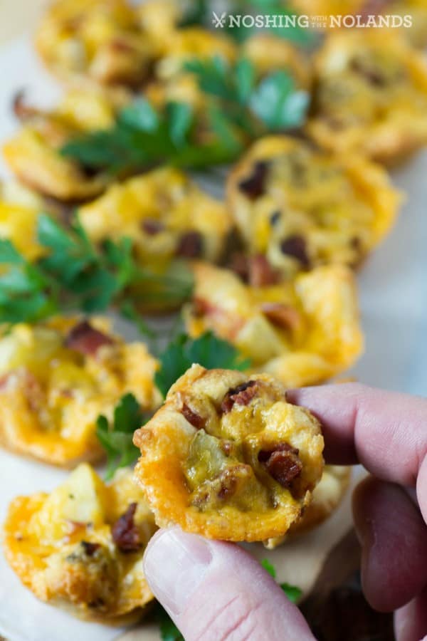Potato Cheese Bacon Mini Tarts