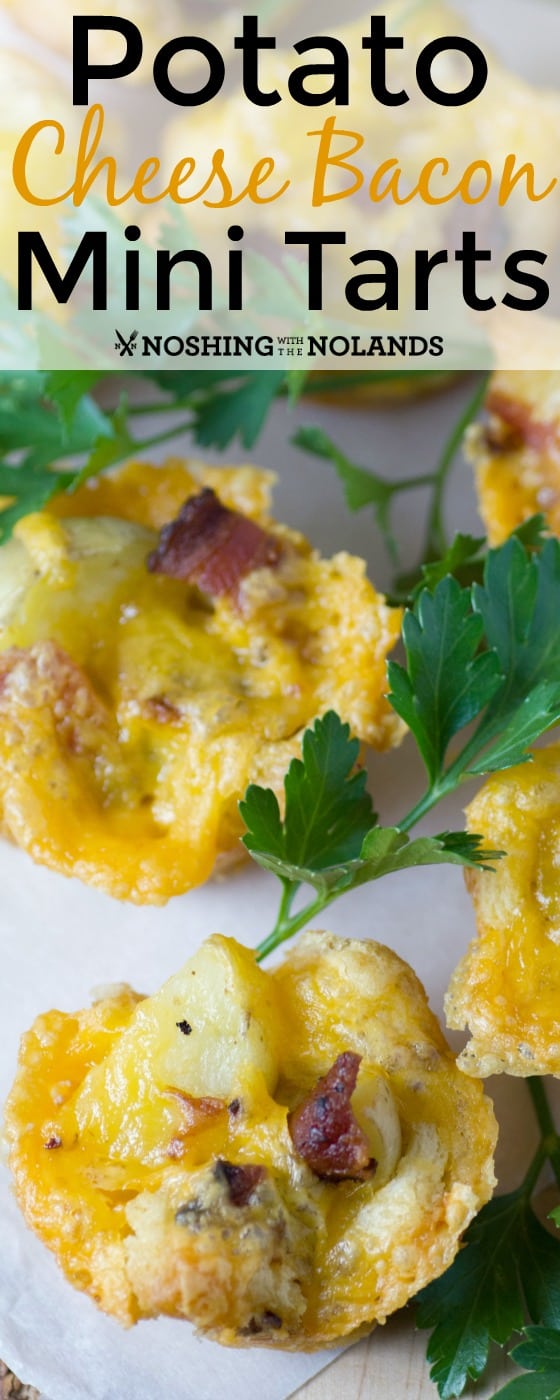 Potato Cheese Bacon Mini Tarts