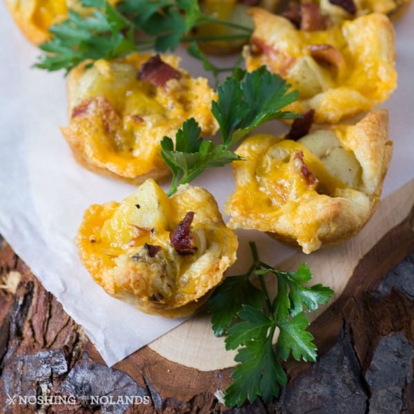 Potato Cheese Bacon Mini Tarts