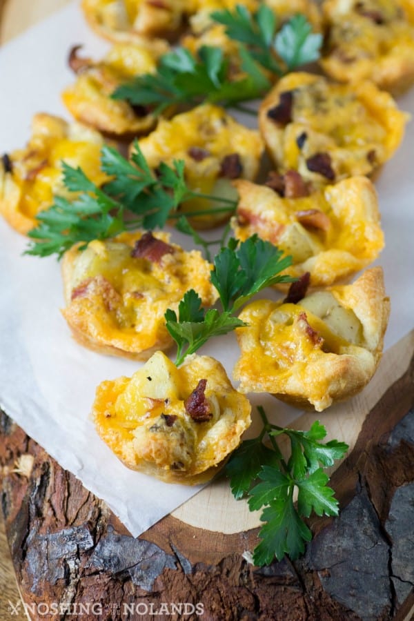 Potato Cheese Bacon Mini Tarts