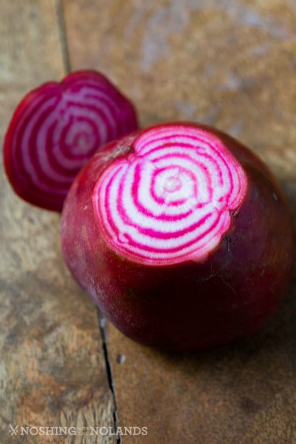 Sliced Roasted Chioggia Beets