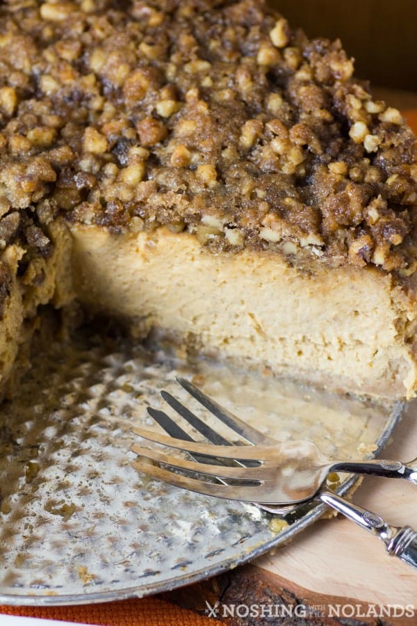 Streusel Topped Pumpkin Cheesecake