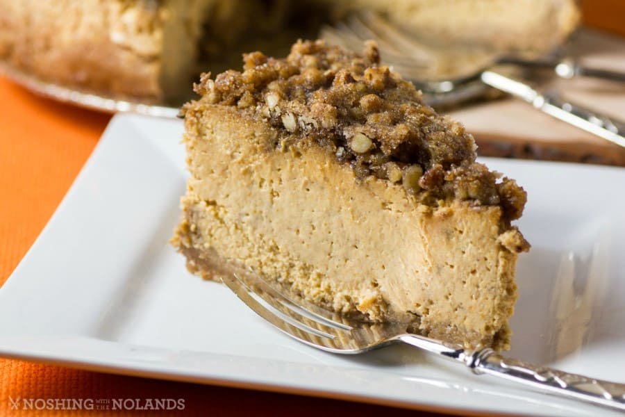 Streusel Topped Pumpkin Cheesecake