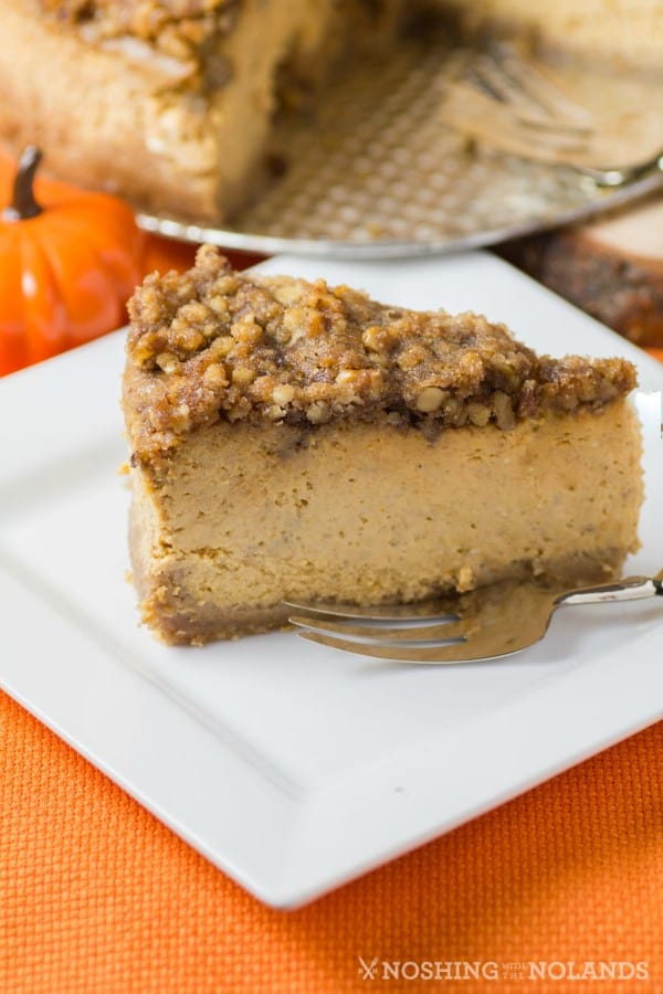 Streusel Topped Pumpkin Cheesecake