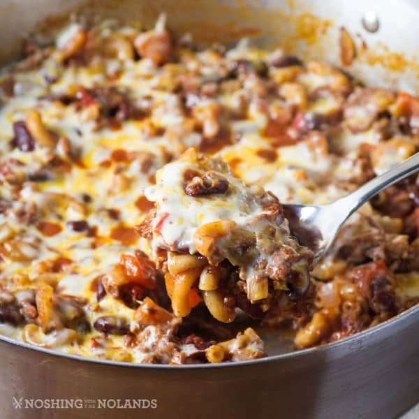 Easy Chili Mac Skillet Dinner