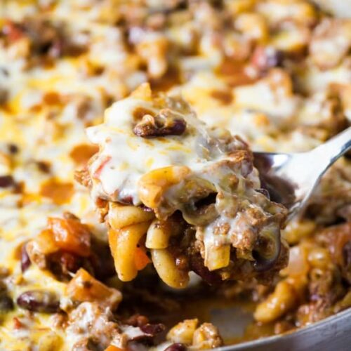 Easy Chili Mac Skillet Dinner