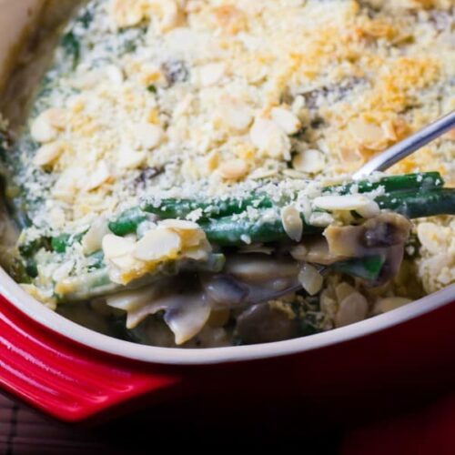 Healthier Green Bean Casserole - Noshing With The Nolands