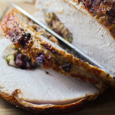 Stuffed Roasted Turkey Breast