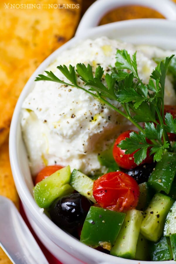 Whipped Feta Blistered Tomatoes Greek Salad Spread