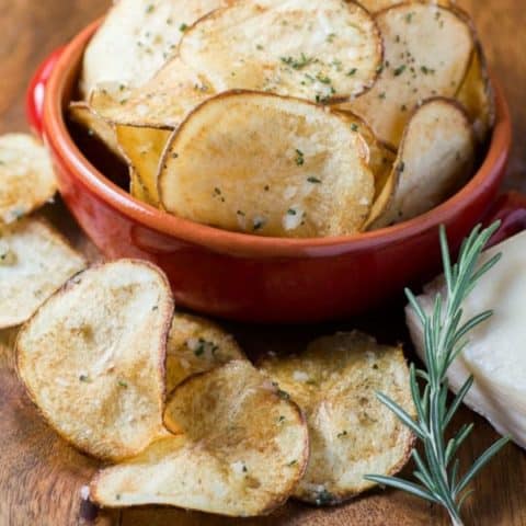 Parmesan Rosemary Potato Chips