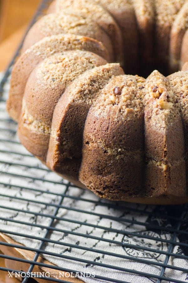 Pear Streusel Crunch Cake #BundtBakers