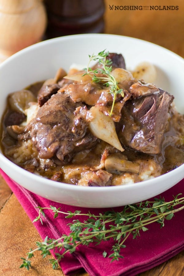 Coq au Vin {Chicken in Red Wine}