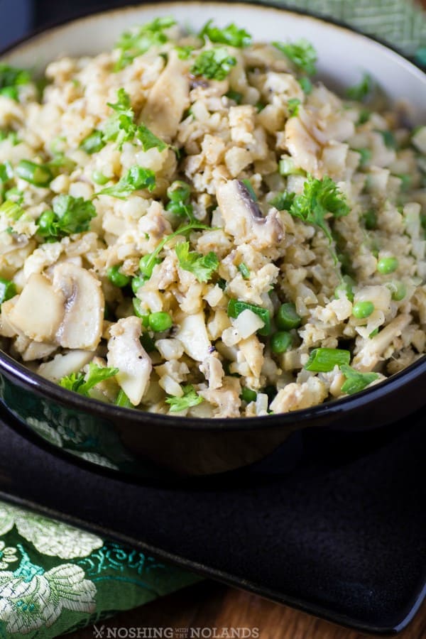 Mushroom Cauliflower "Fried Rice"