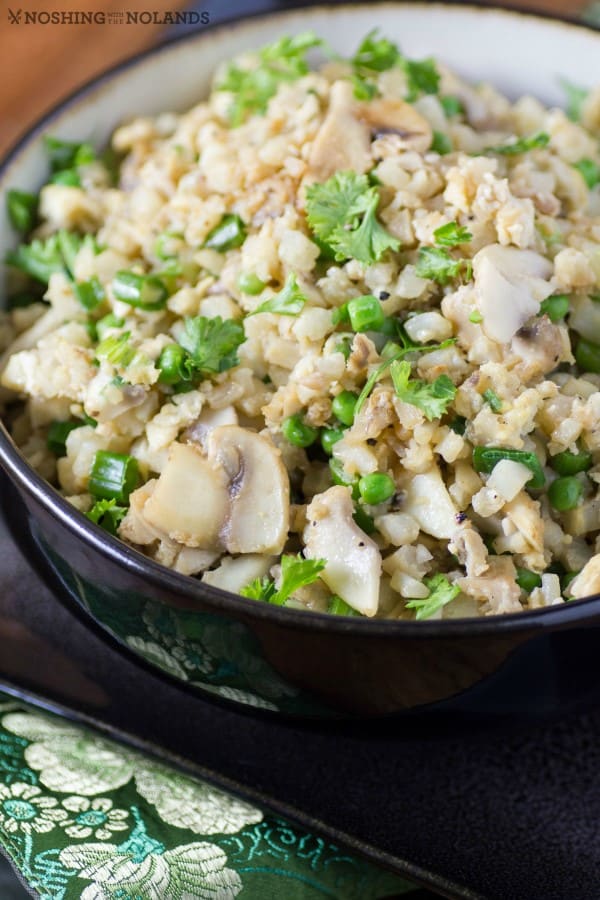 Mushroom Cauliflower "Fried Rice"