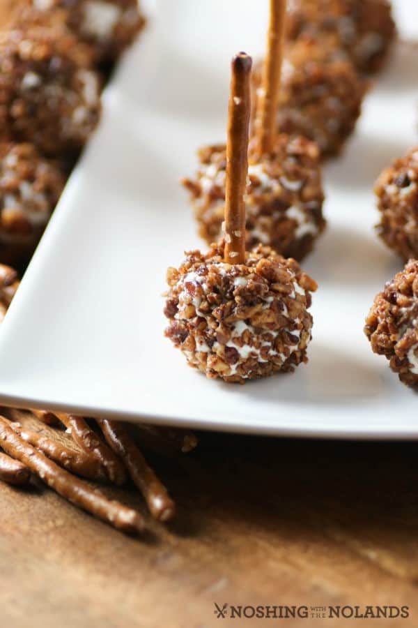 Spicy Pecan Goat Cheese Truffles