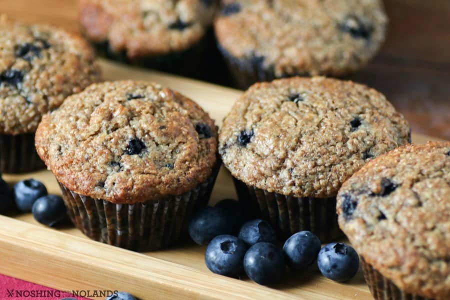 Blueberry Banana Bran Muffins