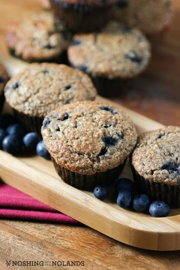 Blueberry Banana Bran Muffins