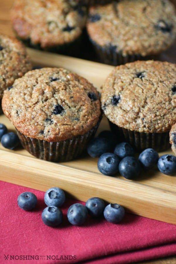 Blueberry Banana Bran Muffins