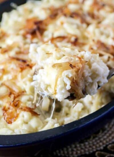 Cheese Spaetzle Recipe (Kaesespaetzle) hero.
