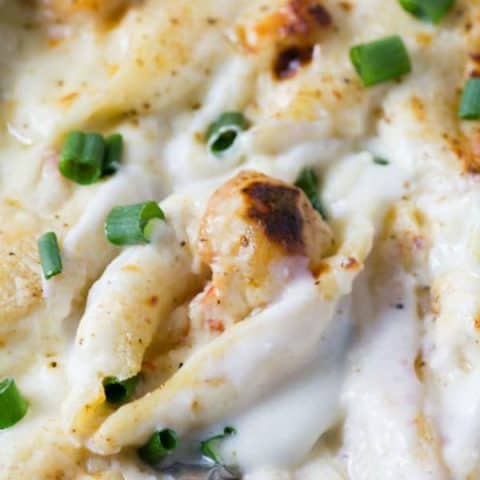 Creamy Lobster Shrimp Stuffed Shells