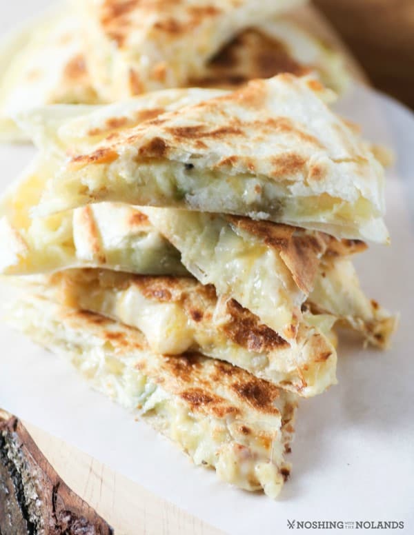 Jalapeno Pierogi Quesadillas