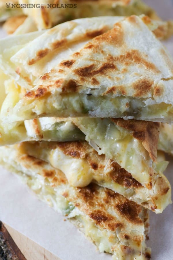 Jalapeno Pierogi Quesadillas