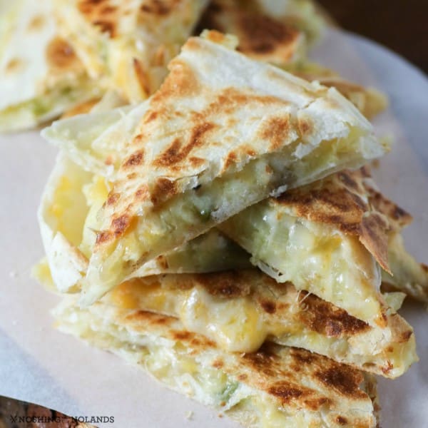 Jalapeno Pierogi Quesadillas