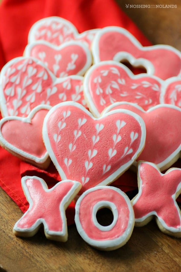 valentines sugar cookies