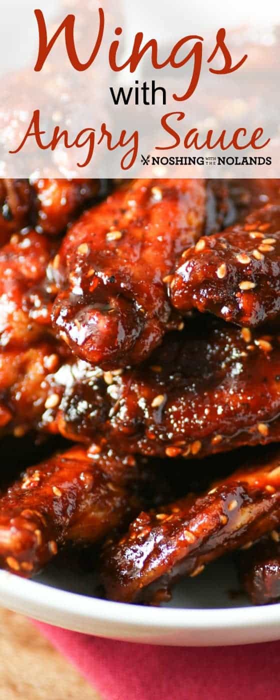 You are going to love these Wings with Angry Sauce!! Oooooh, the fire!! #chickenwings #hotsauce #angrysauce #gamedaysnack #appetizers