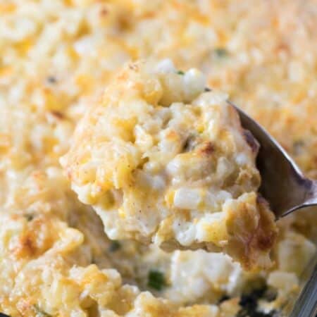 Baked Cheddar Hash Brown Casserole hero