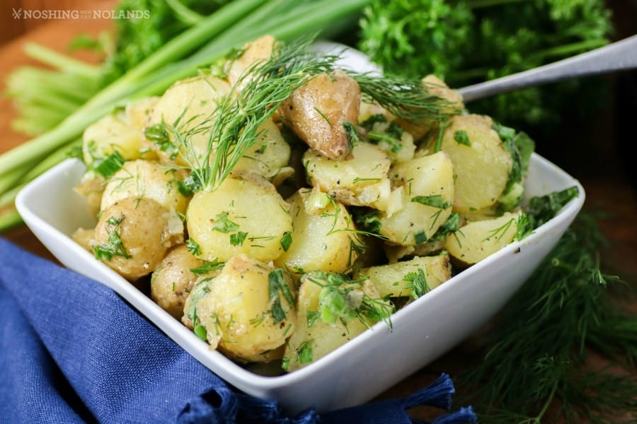 Herbed Potato Salad {No Mayo}