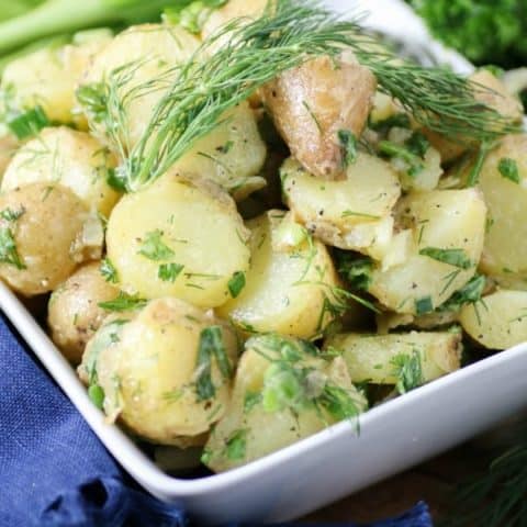 Herbed Potato Salad {No Mayo}